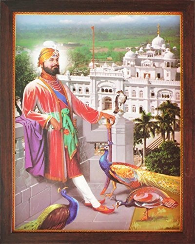 Tienda De Artesanías Sikh Lord Guru Gobind Singh Ji Con Pavo