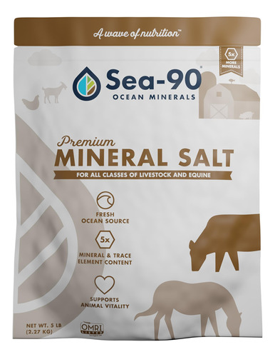 Sea-90 Sal Mineral Premium, Bolsa De 5 Libras