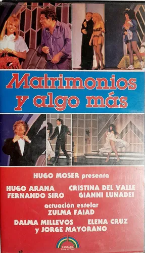 Video Vhs - Matrimonios Y Algo Mas - Caja De Pástico (Usado)