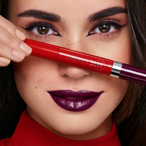 Ésika - Labial Colorfix 36 Hr Duo Tattoo De Larga Duración Vino Deliss