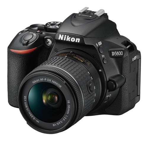 Imagen 1 de 10 de Kit Camara D5600 Y Lente 18-55mm Vr Dslr Nikon Original