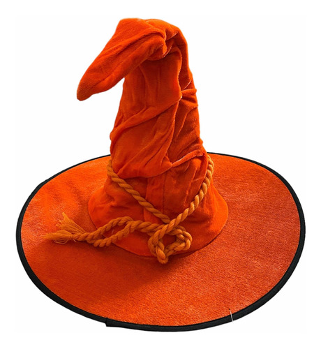 Sombrero Gorro Bruja Naranja Halloween