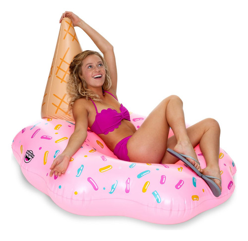 Colchoneta Para Pileta Helado Intex Bmpf-0080 - Rosa