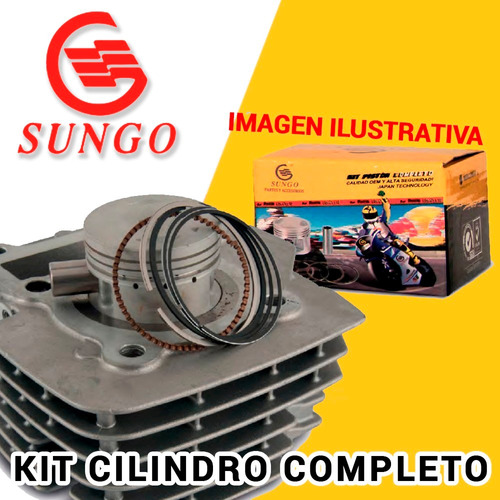 Kit Cilindro Completo Yamaha Fz 16 Sungo  - Um