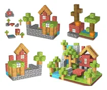 Comprar Juego Bloques Para Armar Magnéticos De 64 Pieza Minecraft 154 Minecraft