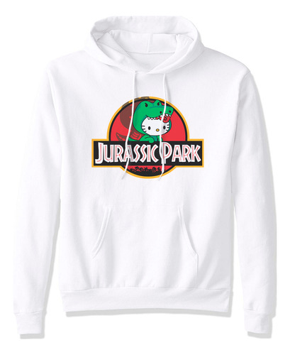 Sudadera Jurassic Park Logo Hello Kitty Disfraz Dinosaurio
