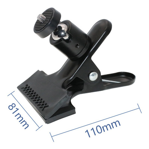 Tripé Clip Mount Spring Clamp Holder Com Cabeça De Bola