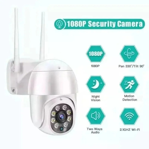 Imagen 2 de 7 de Cámara Ip Con Movimiento Infrarrojo Impermeable Wifi Full Hd