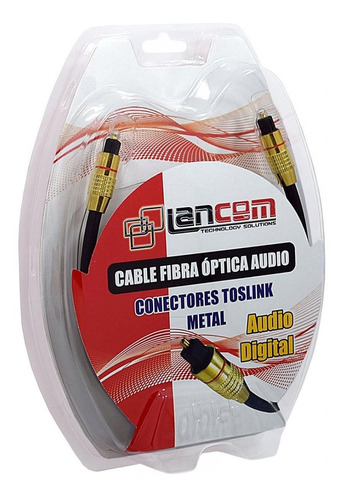 Cable De Audio Optico Digital 3 Metros Lancom