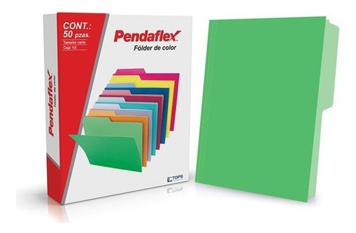 Folder De Papel Tamaño Carta Tops Products Pendaflex 05012vd
