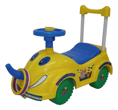 Carro Montable Para Niños Mytek Elefante Color Amarillo Personaje N/a