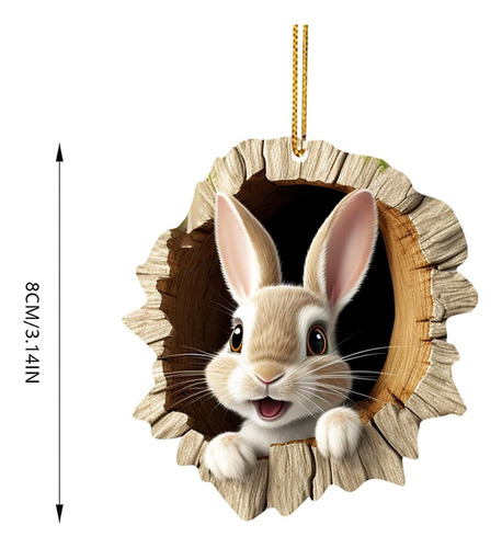 2 Colgante De Pascua, Cartel Colgante Acrílico Para Estilo