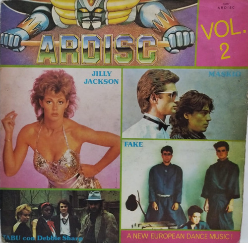 Ardisc  Vol 2 A New European Dance Music Lp 1986 Argentina