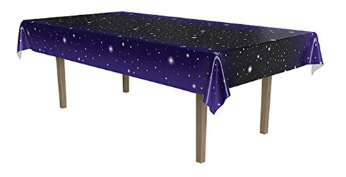 Mantel Para Fiestas Con Diseño De Noche Estrellada 1 Unidad