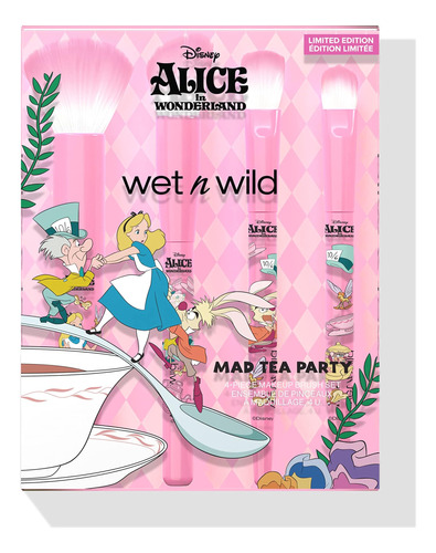 Wet N Wild Mad Tea Party Juego De Brochas De Maquillaje De 4