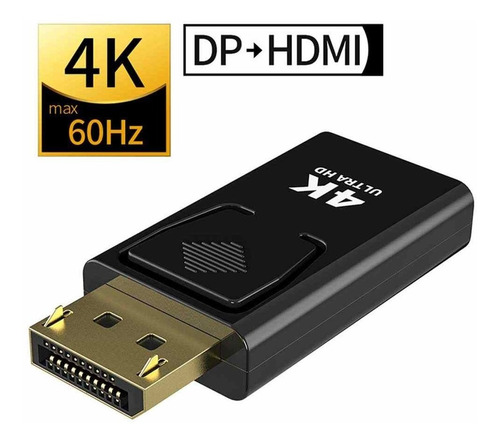 Adaptador Displayport A Hdmi 4k, Dp A Hdmi 4k/ Madidino Impo