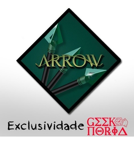 Placa Criativa Decorativa Série Arrow - Arqueiro Verde