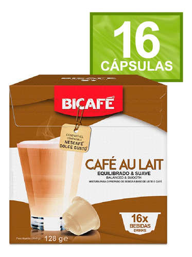 Cápsula De Café Com Leite Para Máquinas Dolce Gusto*