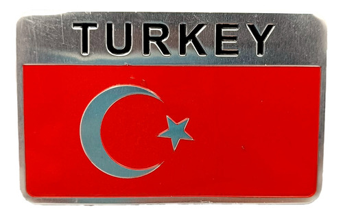 Lu31 Emblema Bandera Turquia Auto Camioneta