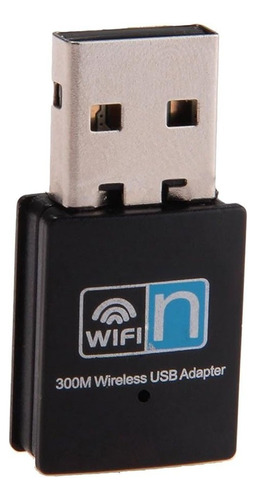 Adaptador Receptor Antena Wifi Usb 300 Mbps Pc Para Notebook