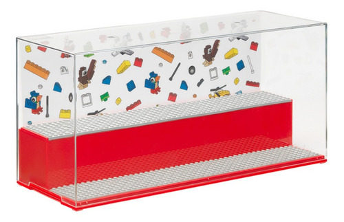Vitrina Exhibidor Para Lego Minifiguras Figuras Rojo 