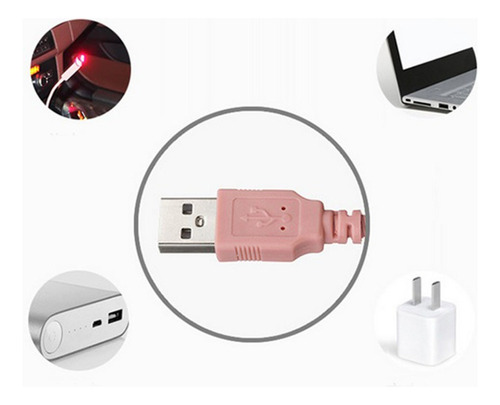 2 Unids Coche Estrella Luz Atmósfera Usb Luces Para Vacacion