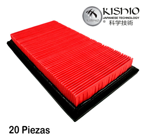 20 Filtros De Aire Tiida 1.8l 07-10 Kishio