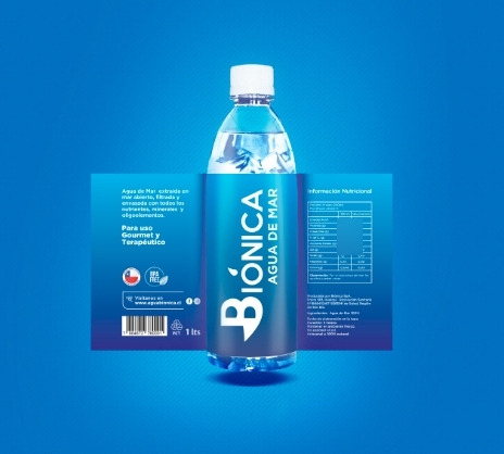 Agua De Mar 100% 1 Litro  Agua Bionica