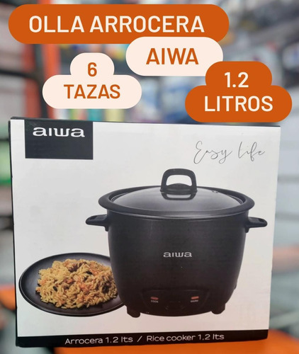 Olla Arrocera Marca: Aiwa6 Tazas 1.2 Litros 