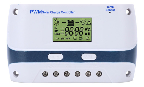 Controlador De Carga Solar Pwm 60a 12v 24v 48v Ip32 Resisten