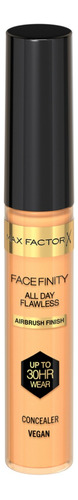 Corrector facial líquido Max Factor Facefinity All Day Flawless Concealer tono 40 para piel todo tipo de piel