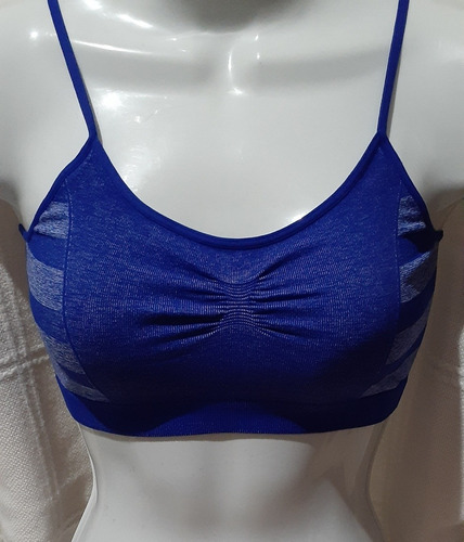 Imagen 3 de 4 de Sostenes Brasiere Deportivo Comodo Dama Top Bikibiki Colores