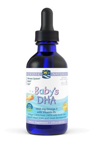 Imagem 3 de 7 de Baby's Dha Com Vitamina D3 - Nordic Naturals 60ml Importado
