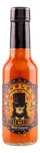 Salsa Picante De Chile Monoloco 148 Ml Con Ajo Y Limón