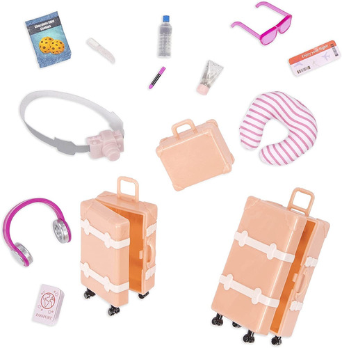 Imagen 4 de 4 de Muñeca Coleccionable Lori Leighton Y Accesorios De Viaje