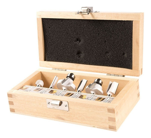 Juego Set Kit Fresa Makita 6 Pzas Router 1/4 D-53578