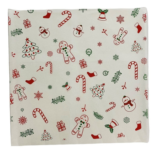 Papel Encerado Navidad 100 Pzas