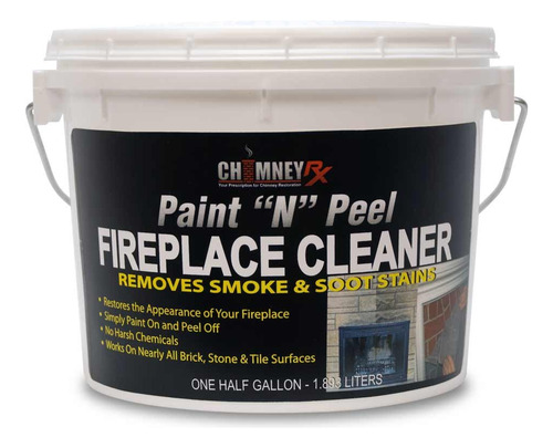 Chimneyrx Pintura Peel Limpiador Chimenea  1 2 Cuanto Galon