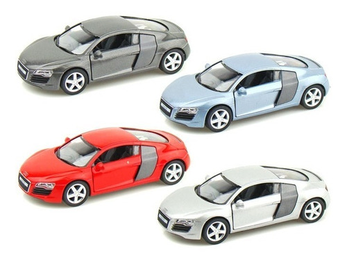 Perudiecast Audi R8 Kinsmart - Escala 1:32 - Largo:12.0 Cms