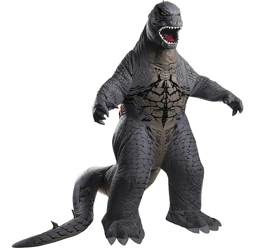 Disfraz Inflable Para Niños De Godzilla Unica