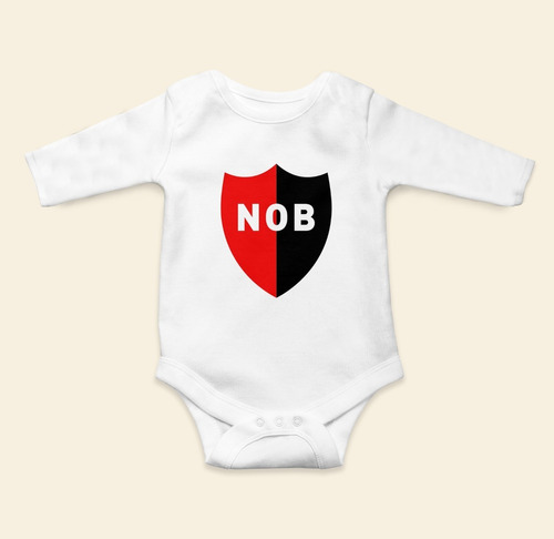 Body Para Bebé Personalizado Newells Old Boys Manga Larga