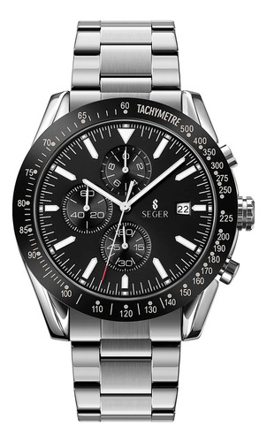 Reloj Hombre Seger 9253 Original Eeuu Casual Elegante Sport
