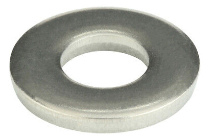 Zoro Select B51410.037.0004 Flat Washer, Fits Bolt Size Aad
