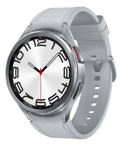 Samsung Galaxy Watch6 Classic 47mm (bluetooth) 1.4 Color de la caja Silver Color de la malla Silver Color del bisel Silver Diseño de la malla Mesh