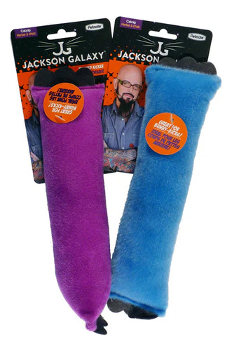 Jackson Galaxy Juguete Para Gato Twisted Kicker Plush Color Celeste