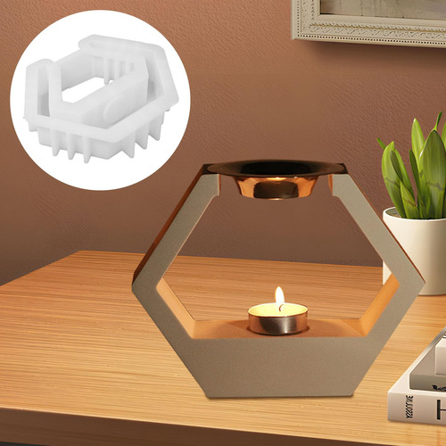 Modelo De Silicona, Modelo Para Hacer Molde Hexagonal