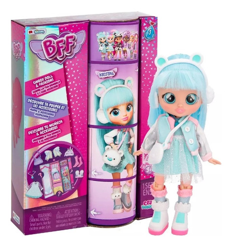 Muñeca Cry Babies Kristal 20cm Bff Serie 1 