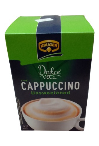 Caja De Capuccino Sin Azúcar 10 Sobres