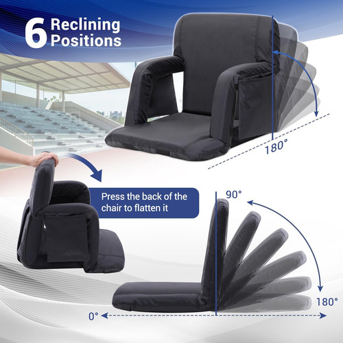 Asiento De Estadio Gradas Soporte Lumbar, Silla De Grad...