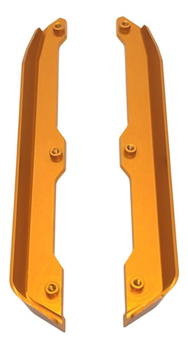 2 Piezas De Guardabarros Para Chasis De Coche Rc, Barra Oro